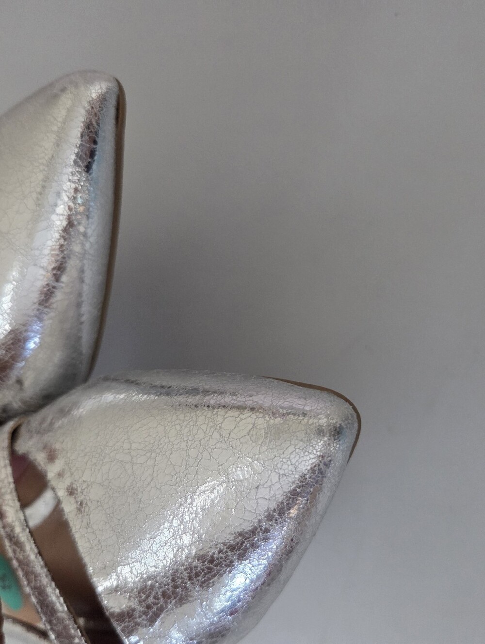 Dolce Vita Carder Slingback Silver Metallic Flats - Picture 7 of 8